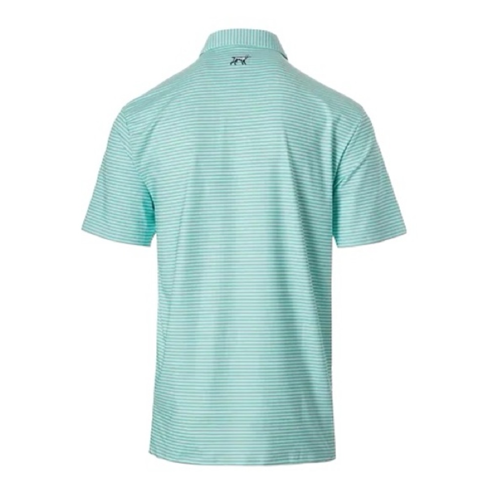 Men's Fieldstone Mint & White Marshall Polo